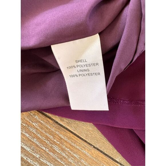 Anna Cate V Neck Purple Mini Dress Size XSmall - Picture 7 of 9